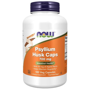Now Foods Psyllium Husk Caps with of Apple Pectin - 180 Veg Capsules