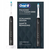 Oral-B Electric Tb Pulsonic Slim Clean 2000 Sonic Toothbrush + Brush Head - Black