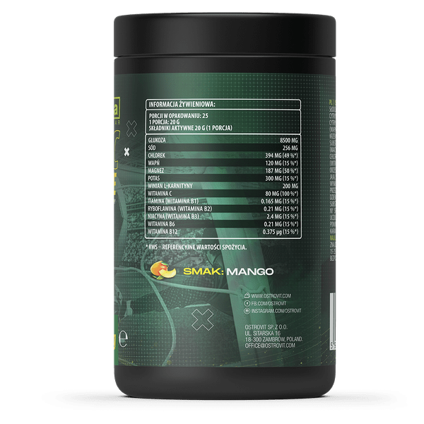 Ostrovit KEEZA Isotonic, Mango - 500 g