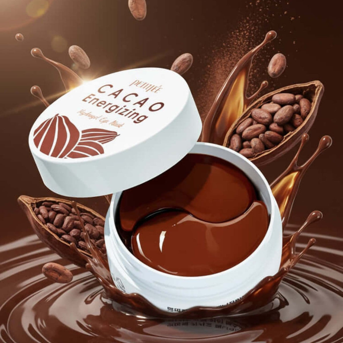 Petitfee Cacao Energizing Hydrogel Eye Mask - 60 pieces