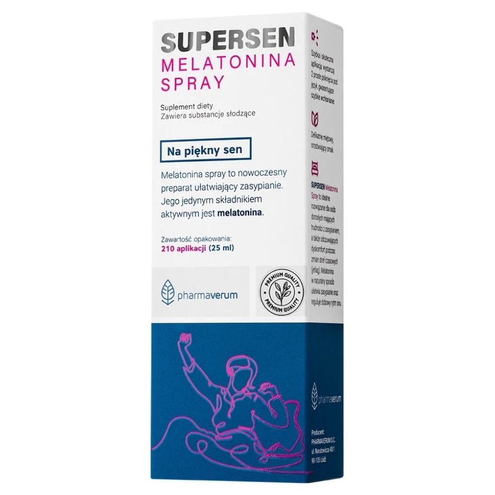 Pharmaverum SuperSen Melatonin Spray, Mint - 25 ml