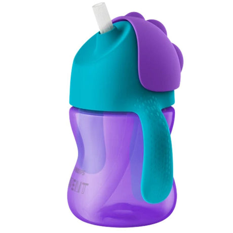 Philips Avent Cup with Straw 9+ Months, Purple - 200 ml