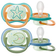 Philips Avent Ultra Air Nighttime Pacifier, 18 + Months - 2 Pieces