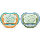 Philips Avent Ultra Air Nighttime Pacifier, 18 + Months - 2 Pieces