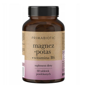 PrimaBiotic Magnesium + Potassium + Vitamin B6 - 60 Tablets