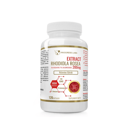 Progress Labs Rhodiola Rosea 200 mg - 120 Capsules