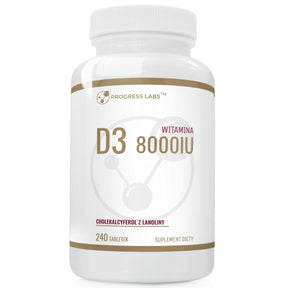 Progress Labs Vitamin D3 8000IU - 240 Tablets
