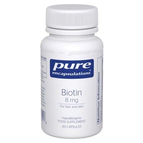 Pure Encapsulations Biotin 8 mg - 60 Capsules