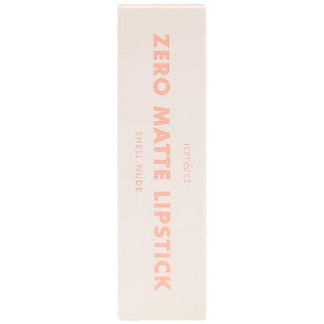 Rom&nd Zero Matte Lipstick, 09 Shell Nude - 3 g