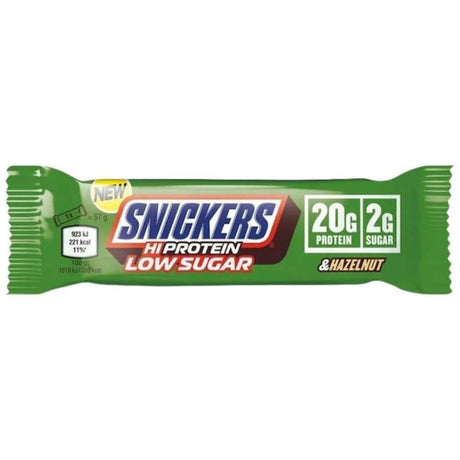 Snickers Hi-Protein Low Sugar, Hazelnut  - 57 g