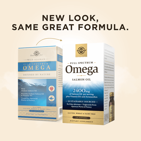 Solgar Full Spectrum Omega Salmon Oil - 120 Softgels