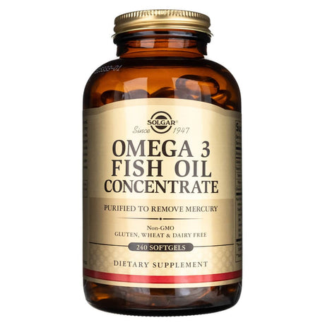 Solgar Omega-3 Fish Oil Concentrate - 240 Softgels