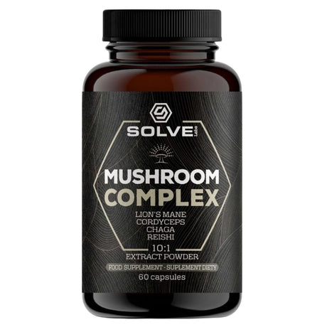 Solve Labs Mushroom Complex (4 Mushrooms) - 60 Capsules