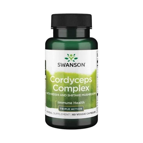 Swanson Cordyceps Complex with Reishi and Shiitake - 60 Capsules