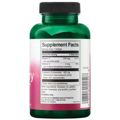 Swanson Cranberry Extract 420 mg - 60 Capsules