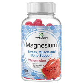 Swanson Magnesium, Watermelon - 120 Gummies