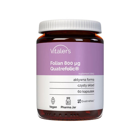 Vitaler's Folic Acid (Vitamin B9) 800 mcg - 60 Capsules