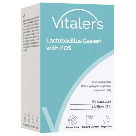 Vitaler's Lactobacillus Gasseri with FOS (Probiotic) - 60 Capsules