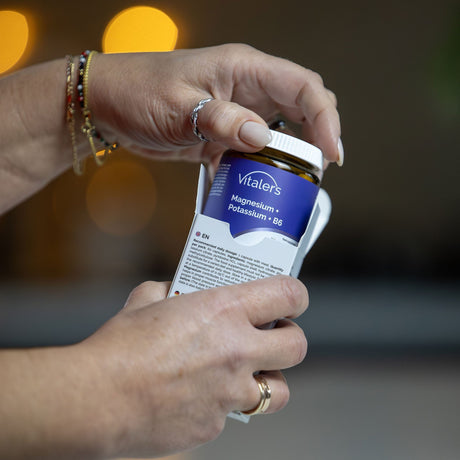 Vitaler's Magnesium 100 mg + Potassium 150 mg + Vitamin B6 6 mg - 60 Capsules