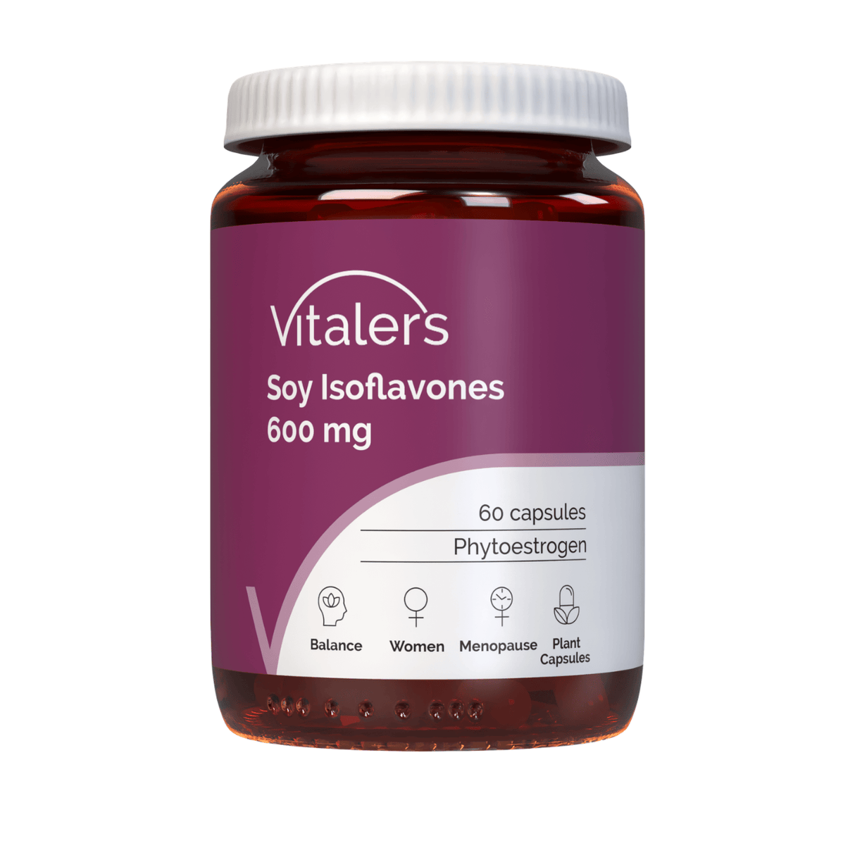 Vitaler's Soy Isoflavones 600 mg - 60 Capsules