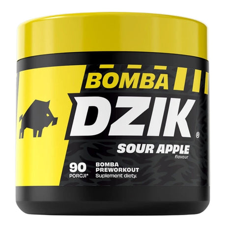 WK DZIK Bomba Pre-Workout Powder Sour Apple - 300 g