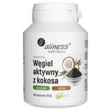 Aliness Coconut Activated Charcoal - 100 Veg Capsules
