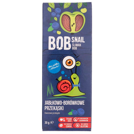 Bob Snail Apple and Blueberry Snack with No Added Sugar - 30 g