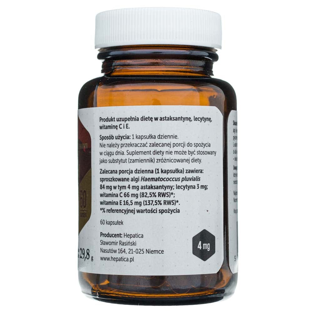 Hepatica Astaxanthin - 60 Capsules