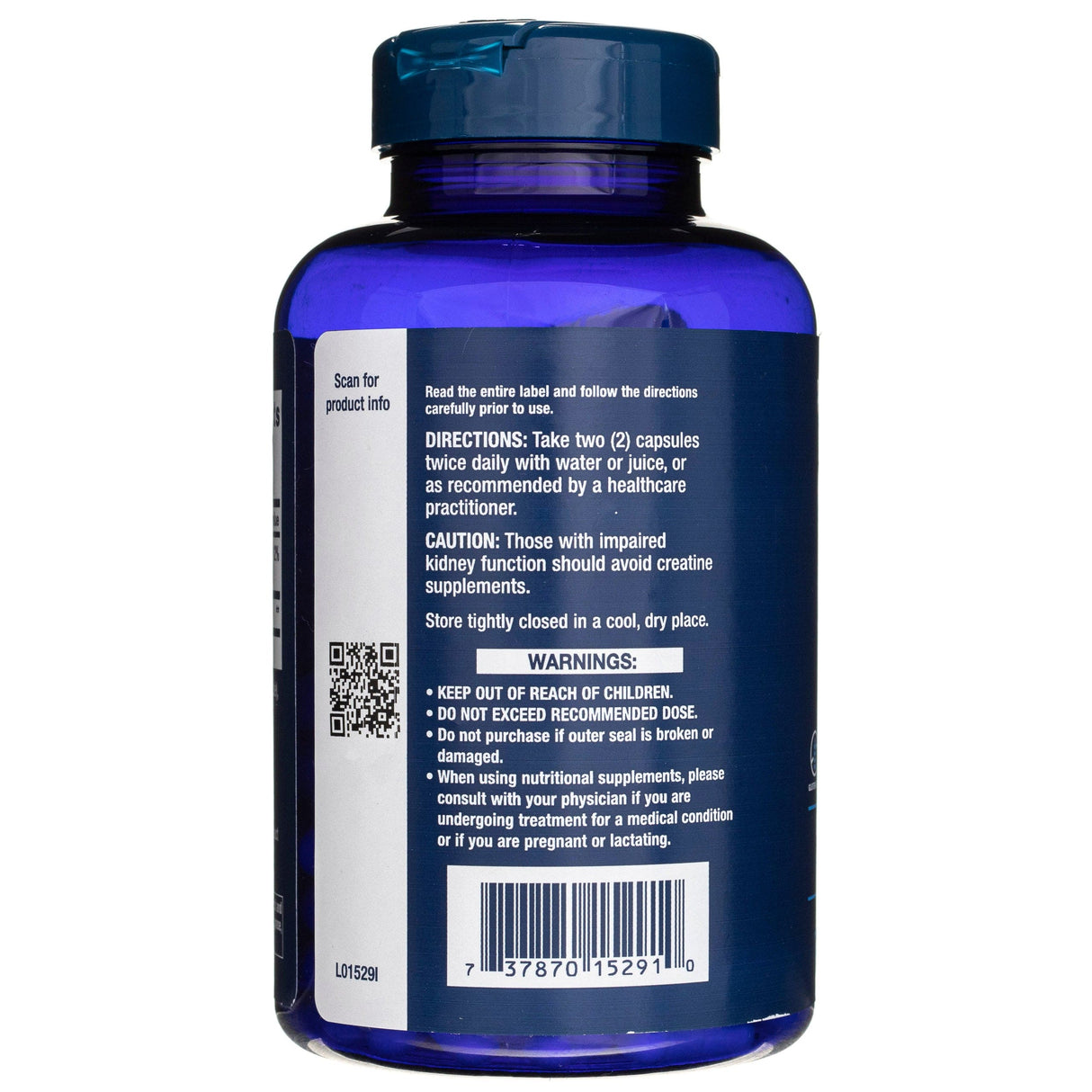 Life Extension Creatine Capsules - 120 Capsules