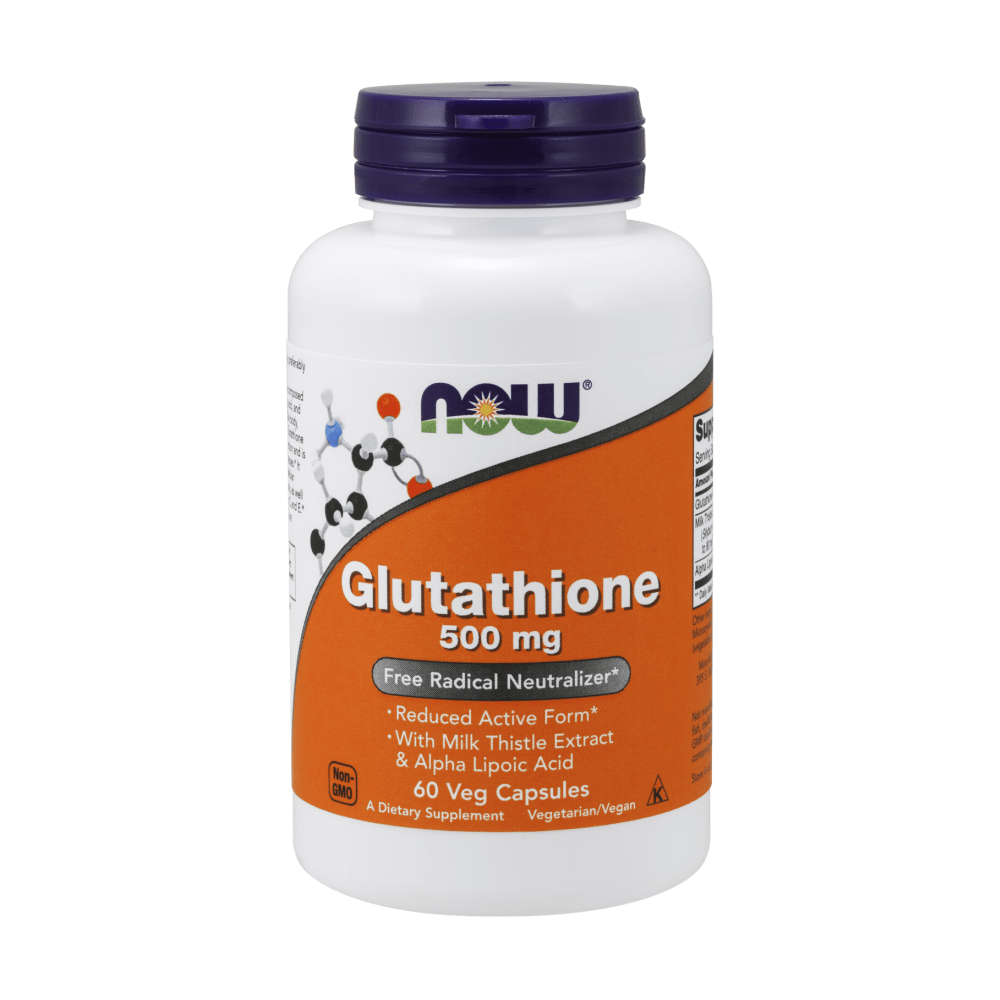 Now Foods Glutathione 500 mg - 60 Veg Capsules