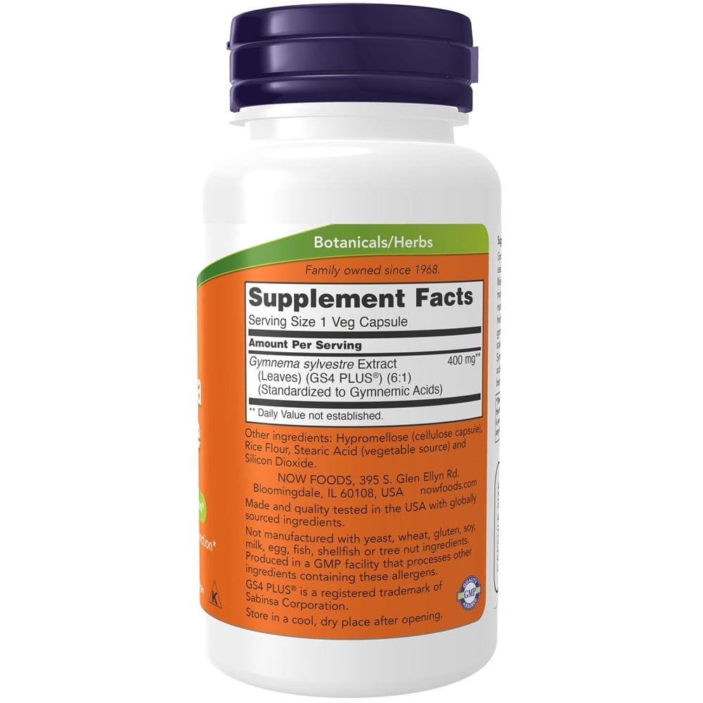 Now Foods Gymnema Sylvestre 400 mg - 90 Veg Capsules