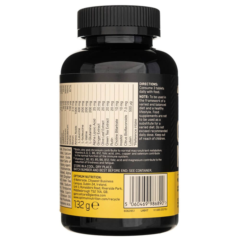 Optimum Nutrition Opti-Men (Multivitamin for Active Men) - 90 Tablets