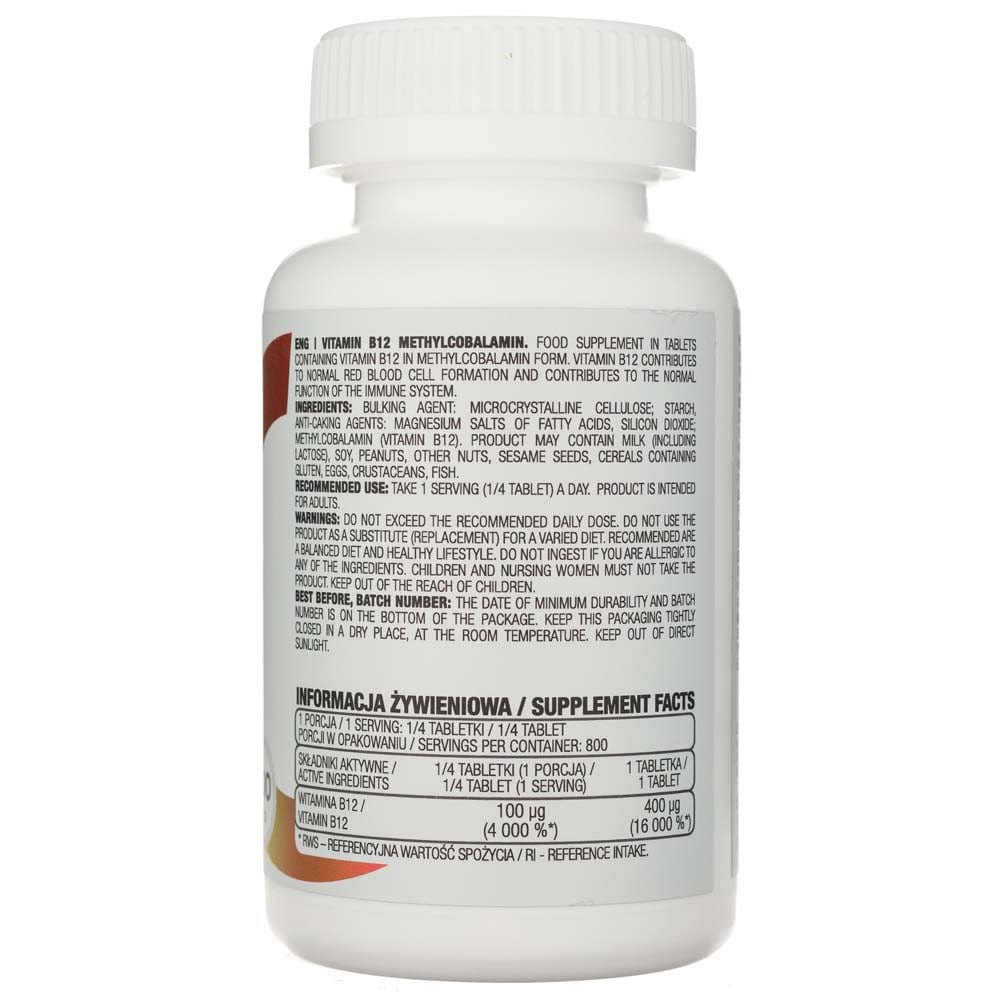 Ostrovit Vitamin B12 Methylocobalamin - 200 Tablets