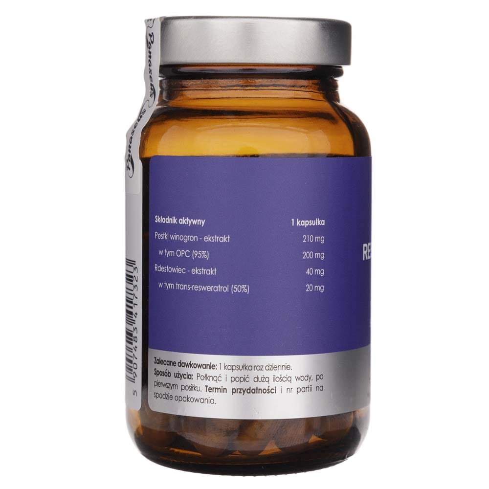 Panaseus OPC + Resweratrol - 50 Capsules