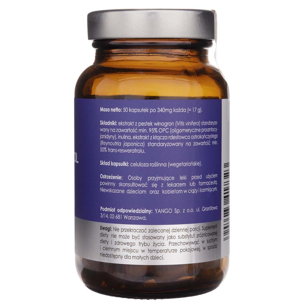 Panaseus OPC + Resweratrol - 50 Capsules