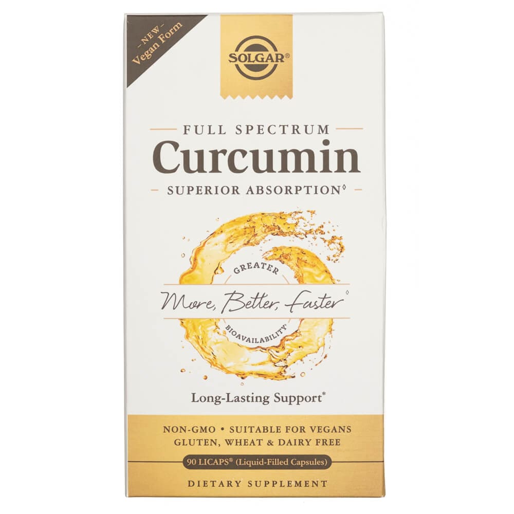 Solgar Full Spectrum Curcumin - 90 Liquid Extract Softgels