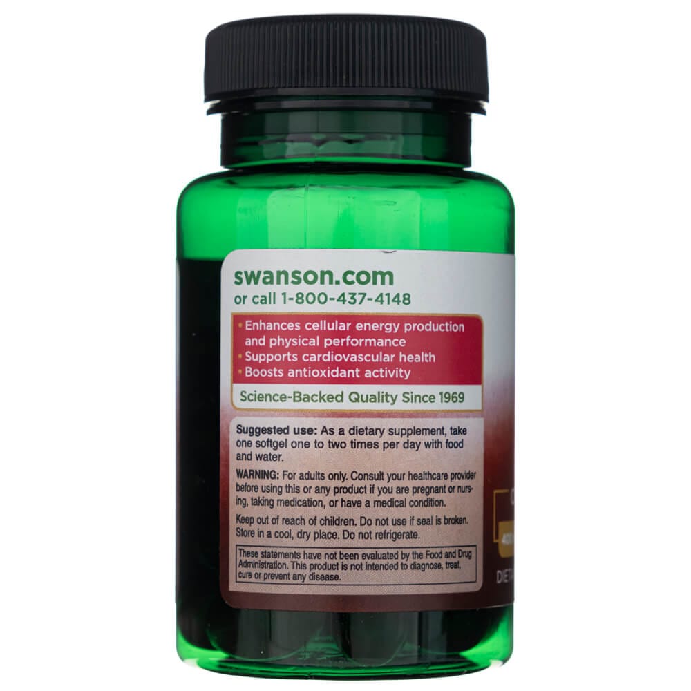 Swanson CoQ10 400 mg - 30 Softgels