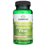 Swanson Probiotic+ Prebiotic Fiber 500 mg - 60 Veg Capsules