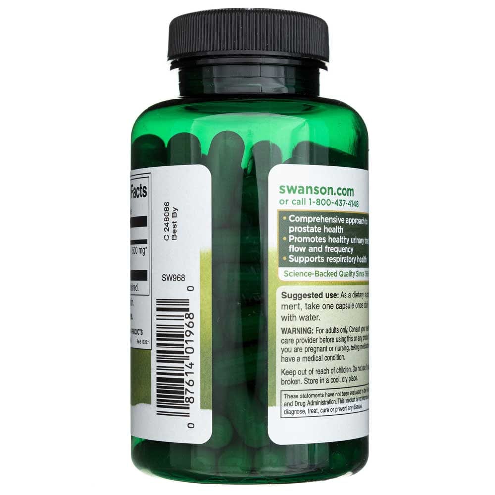 Swanson Stinging Nettle Root 500 mg - 100 Capsules